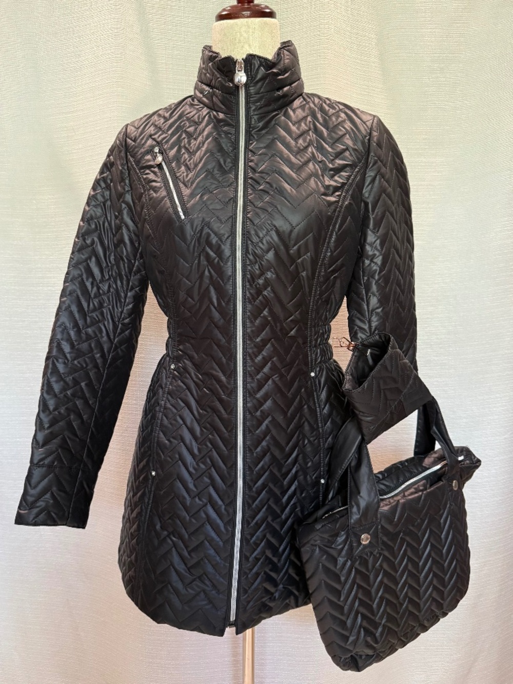 Laundry by Shelli Segal Quilted Hooded Jacket - PS